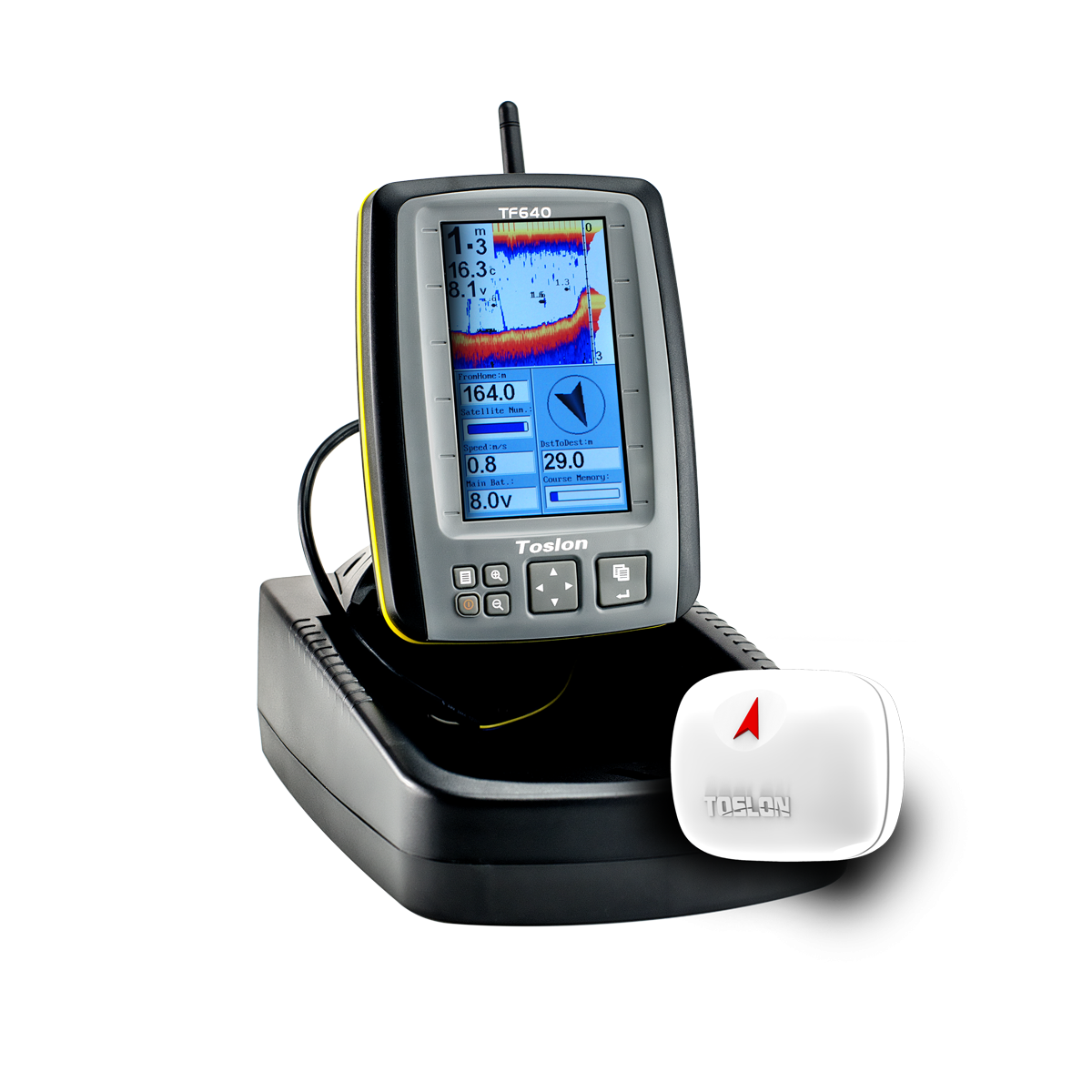 100 Guarantee Toslon TF640 Wireless Fishfinder WIth GPS 30 2023